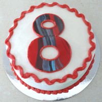 Number - Buttercream Icing with a Large Number
